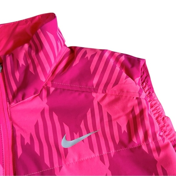 Nike Golf Thermal Vest XL NWT Pink Plaid Argyle Mock Neck Barbie Sport Athletic - Picture 5 of 12